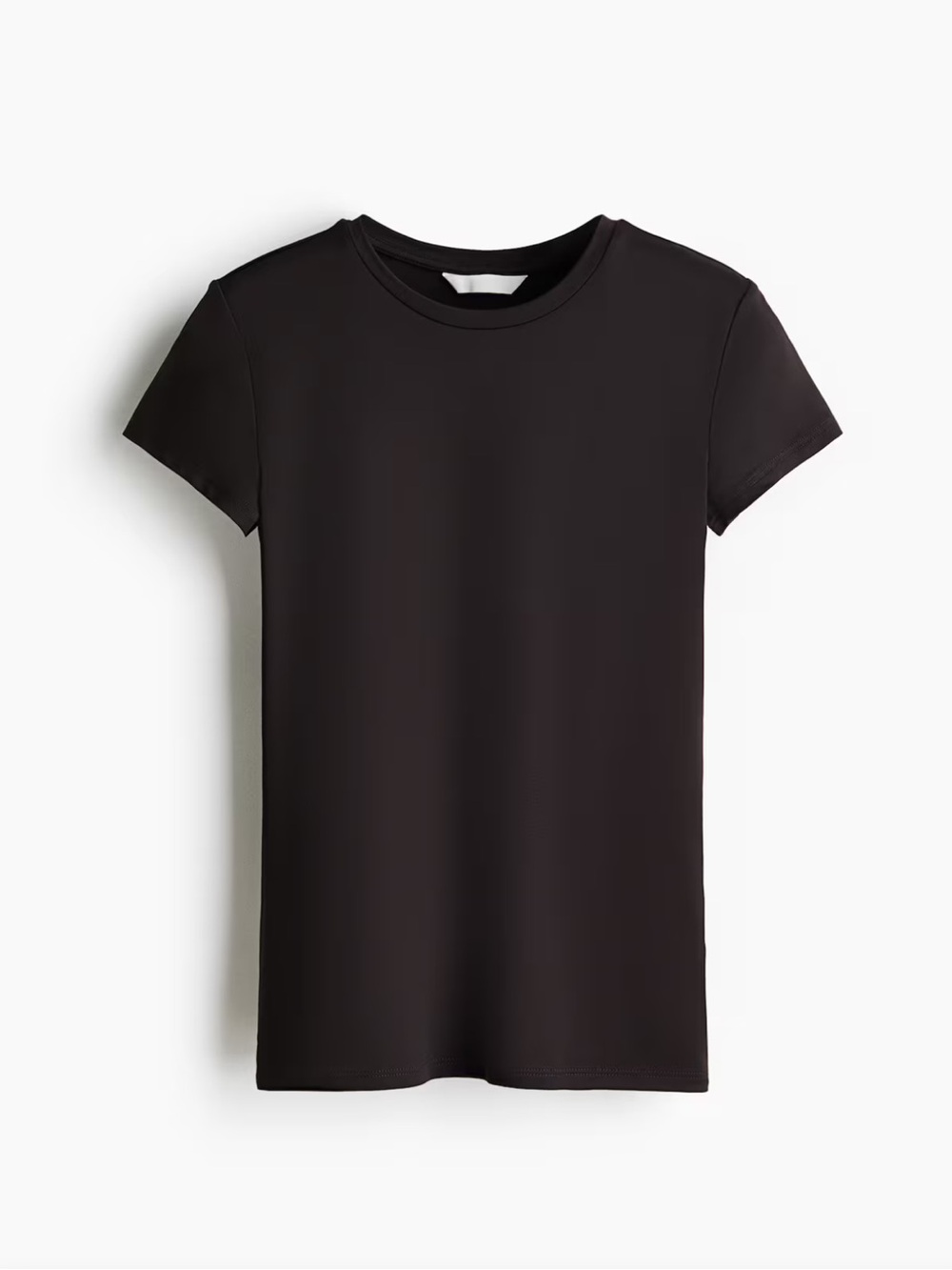 H&M Fitted Microfiber T Shirt